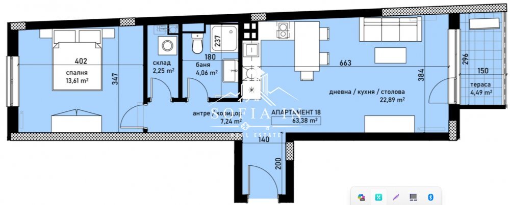 Apartment гр. София, Sofia (neighborhood Овча купел) - photo 1