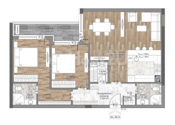 Trilocale Sofia (zona Младост 4) - foto 1