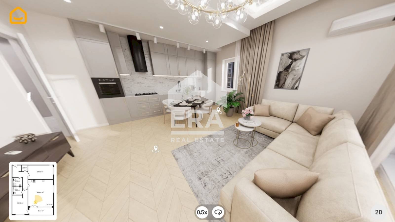 Trilocale Varna (zona Кайсиева градина) - foto 1