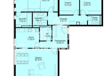 Three-room apartment Sofia - photo 1